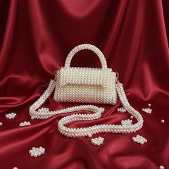 Radiant Pearl Bead Mini Bag